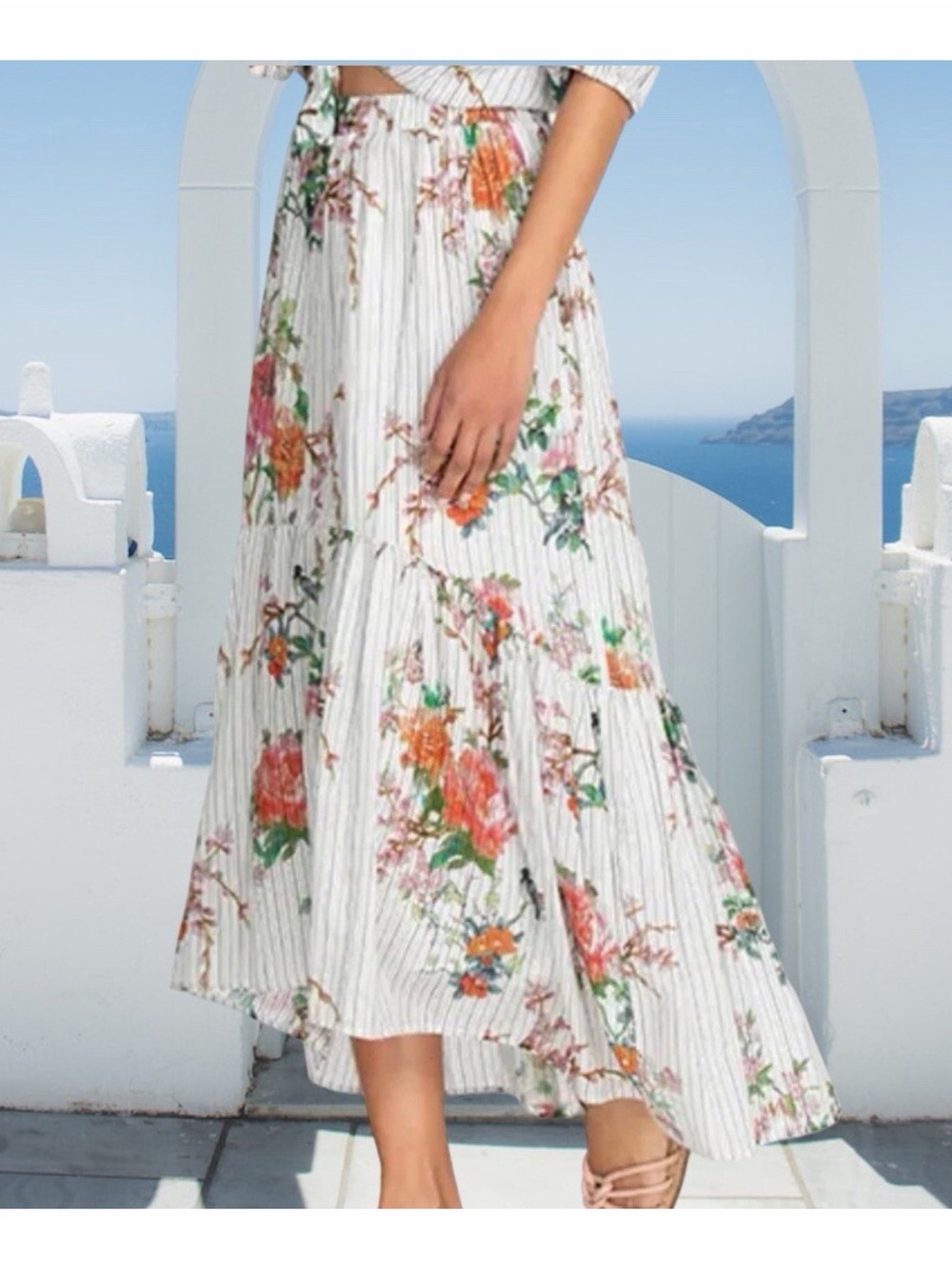 Johnny Was Colmar Maxi Prairie Skirt Womens Size Small